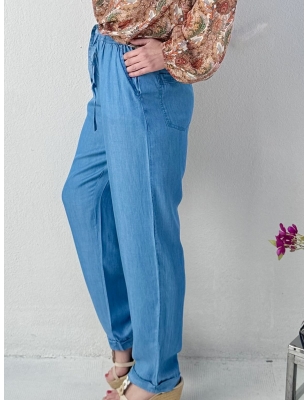Pantalon décontracté aspect jean Molly bracken, référence Z463CE