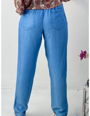 Pantalon décontracté aspect jean Molly bracken, référence Z463CE